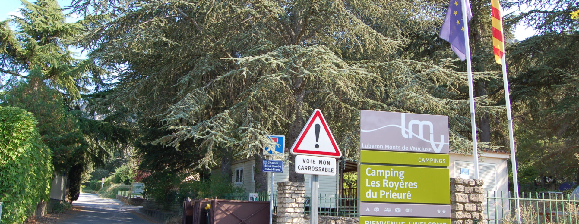 Accès du Camping Les Royères du Prieuré à Maubec